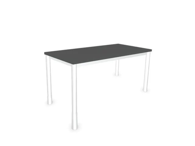 In hoogte verstelbaar bureau,HxBxD 720-840x1200x600mm,MS-donkergrijs