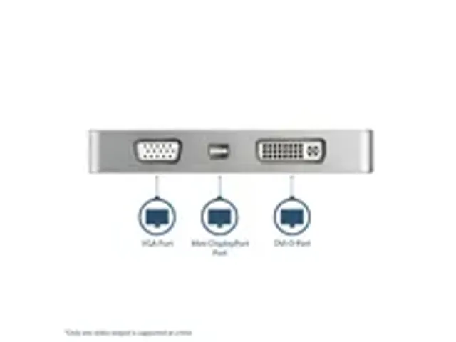 OUTLET Aluminium A/v Reisadapter 4-in-1 Usb-c Naar Vga, Dvi, Hdmi Of M