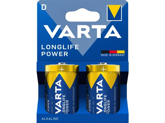 Batterij Varta Longlife Power 2x D