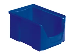 Zichtbak Hxbxd 125x145x230/196mm Pe Blauw