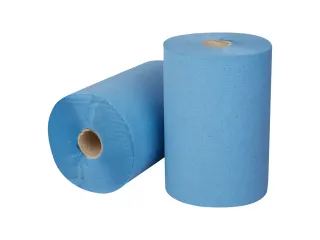 Handdoekrol Papier 120580 verlijmd CEL blauw 3-laags 12 Rol - 2