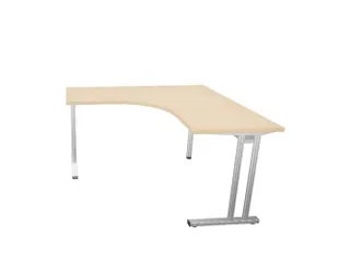 bureau in vrije vorm,HxBxD 740x1400x1400mm,vrije vorm,NE-esdoorn - 1