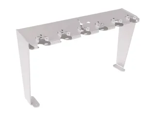 Steprek voor 6 steppen L 1006mm eenzijdig RAL7044 - 3