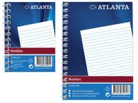 Notitieboek Atlanta A7 lijn 100blz met zijspiraal