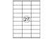 Etiket Quantore 70x32mm 2700st