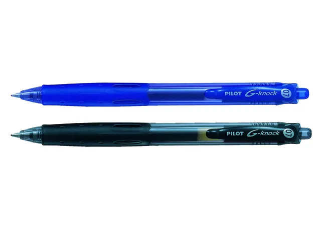 Stylo Gel Pilot Begreen G-Knock pointe moyenne 0,7mm noir