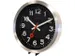 Horloge murale NeXtime 'Station' Ø19cm aluminium brossé noir
