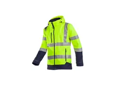 Sioen Fuller 9933 softshell, geel/marineblauw, maat XL, per stuk