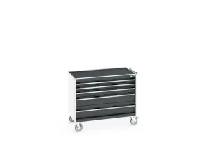 ladekast HxBxD 880x1050x650mm 5laden romp RAL7035 front RAL7016 - 8