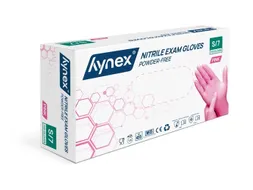 Handschoen Hynex nitril S roze 3.5gr 100 stuks