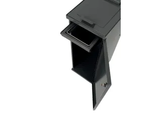 Modulaire Afvalbak met Deur en Zakhouder 55 Liter Grijs - 5