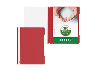 Snelhechter Leitz 4191 standaard A4 rood 30% gerecycled plastic - 6