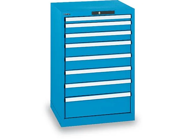 Armoire À Tiroirs Hxlxp 850X564X572Mm 8Tiroirs Finition Ral5012