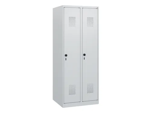 schoollocker,HxBxD 1530x600x500mm,2vak,vak B 300mm,draaigrendel