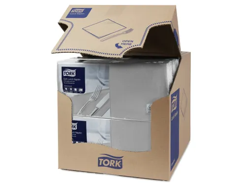 Tork 477869 Soft Lunchservet Advanced Grijs 33x33cm