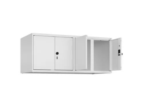 opzetkast,v. locker,4vak.,vak B 300mm,HxBxD 500x1200x500mm,vleugeldeur