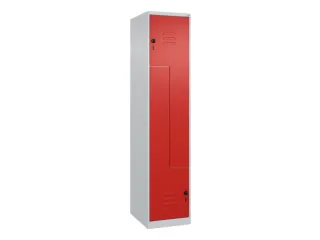 Z-garderobekast,HxBxD 1850x400x500mm,vak B 200/400mm,draaigrendel - 1