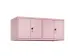 opzetkast,v. locker voor scheiding van kleding,4vak.,vak B 300mm