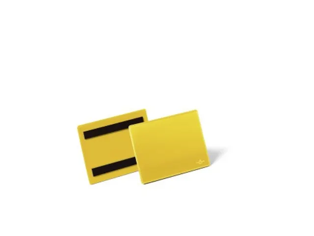 Magnetische documenthouder A6 Liggend formaat Geel