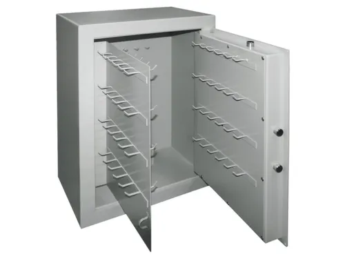 Sleutelkluis klasse A HxBxD 636x460x306mm 300haakjes 48kg Ral7035