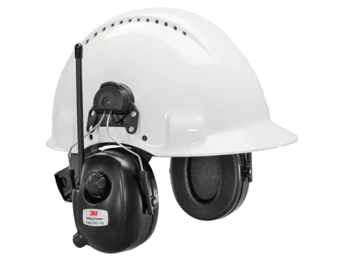 3M Peltor DAB+ FM Radio gehoorkap met helmbevestiging