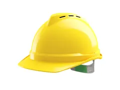 MSA V-Gard 500 geventileerde veiligheidshelm Push-Key binnenwerk Geel