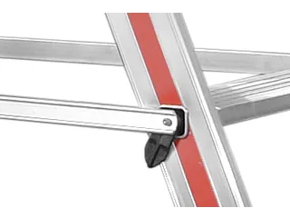 platformladder,bordes HxBxD 2340x440x400mm,10treden,aluminium - 7
