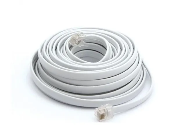 Verlengsnoer Met 6P6C Plug Naar 6P6C Plug - 8m