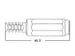 Vrouwelijke DC Voedingsconnector 2.5mm x 5.5mm