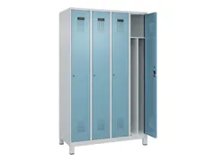locker voor scheiding van kleding,HxBxD 1950x1200x500mm,4vak