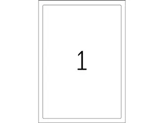 HERMA 8334 Weerbestendige folie-etiketten A4 190x275mm Wit 25 stuks - 3