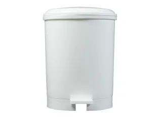 Pedaalemmer CEP 20 liter wit met soepel voetpedaal - 3