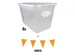 Actie Wk 2026 Nl 6x Opbergdoos 60l + gratis vlaggenlijn oranje