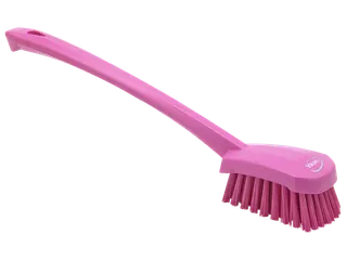 Afwasborstel Lange Steel Roze - 1