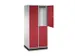 grootvolume garderobekast,RAL 7035/RAL 3003,HxBxD 1950x820x600mm