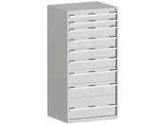 ladekast,HxBxD 1600x800x650mm,9lade(n),lade voor zware lasten