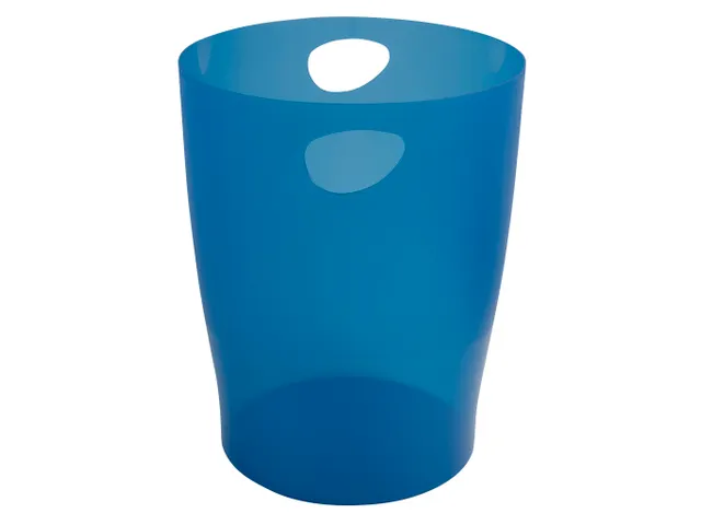 ECOBIN Papiermand 15 Liter Blauw Transparant