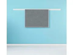 Partnerline Prikbord 60x90cm Camira Donkergrijs