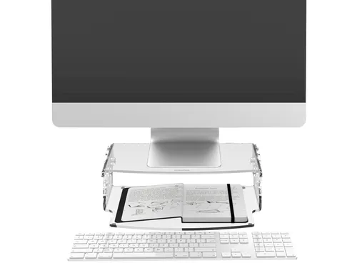 LCD Monitorverhoger HV 550 transparant acryl
