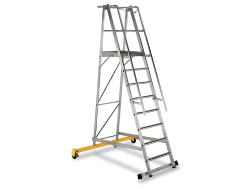 Platformladder Aluminium Bordes H X B X D 2100X 600X 630Mm 8Treden