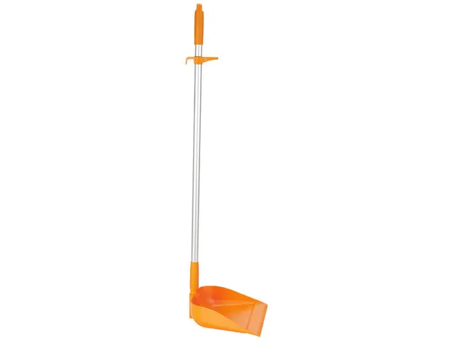 Pelle à poussières manche vertical Vikan Hygiene 330mm orange