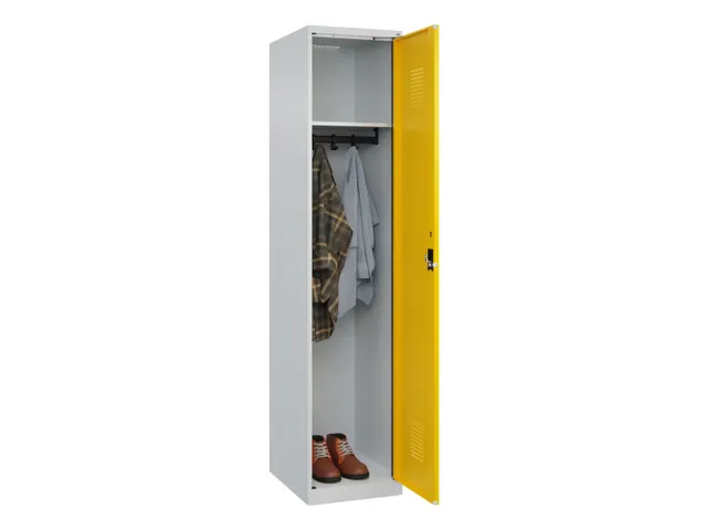 locker,HxBxD 1850x400x500mm,1vak,vak B 400mm,cil.-slot,staand op vloer