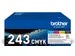 Tonercartridge Brother TN-243CMYK zwart + 3 kleuren