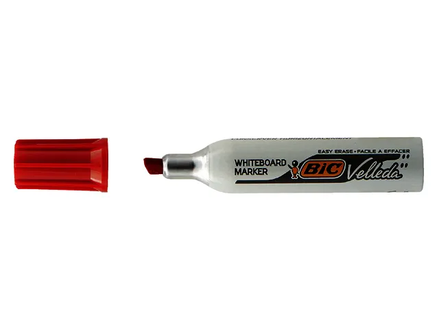 Whiteboardmarker Bic Velleda 1781 schuin large rood