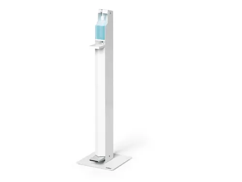 Desinfectiezuil met Pedaal Wit