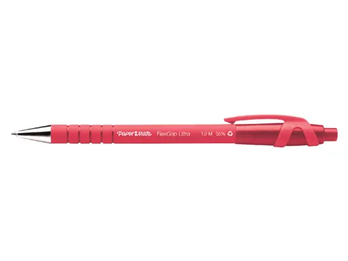 Balpen Paper Mate Flexgrip Ultra medium rood
