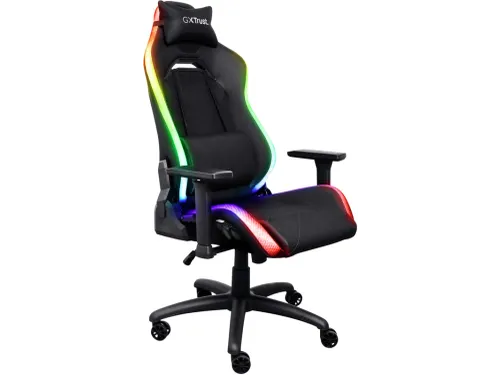 Gxt719 Ruya Gaming Chair 25185 RGB verstelbaar kunstleer zwart