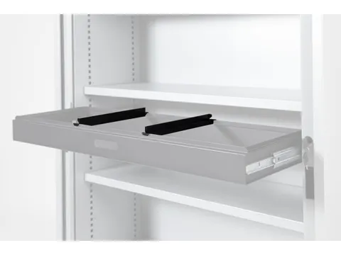 Claudius dieptegeleider staal zwart (2st. per rek)