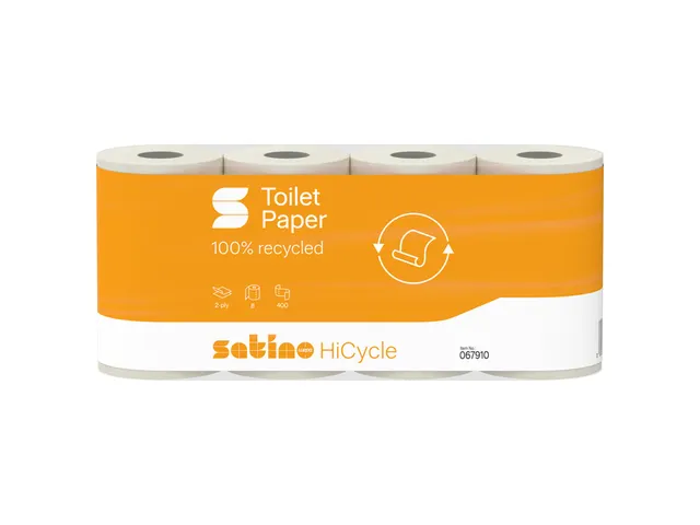 Satino HiCycle Toiletpapier MT1 2-laags 8 rollen