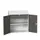 lessenaarkast 1130x1050x550mm legbord en lade RAL7035 + RAL7016